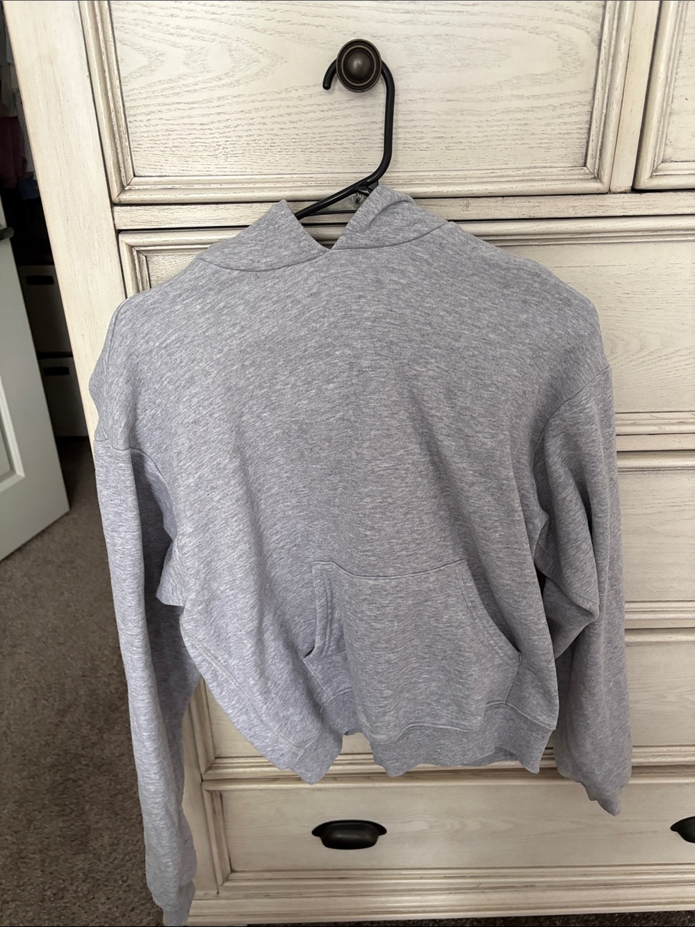 SKIMS Light Gray Hooded Pullover